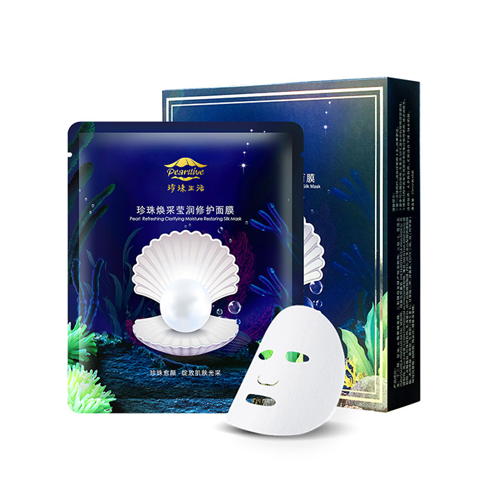 珍珠生活珍珠煥采瑩潤修護面膜 珍珠生活珍珠煥采瑩潤修護面膜
